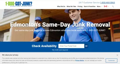 1-800-GOT-JUNK? Edmonton Website