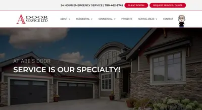 Abes Door Service Website