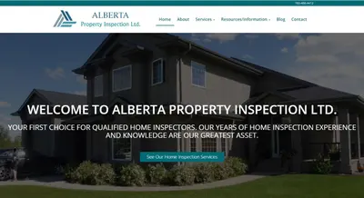 Alberta Property Inspection Ltd. Website