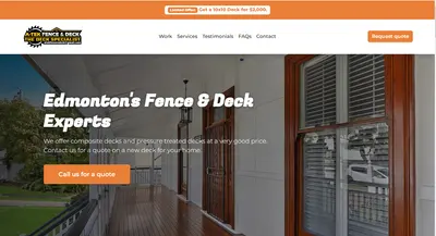 ATEK Fence and Deck Website