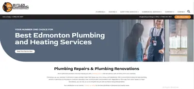 Butler Plumbing Heating & Gasfitting Ltd. Website