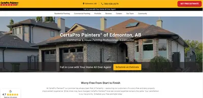 CertaPro Painters of Edmonton Website