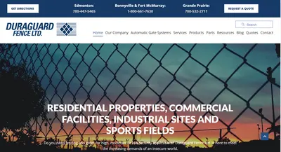 Duraguard Fence Ltd Website