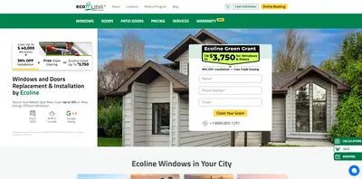 Ecoline Windows and Doors Edmonton Website