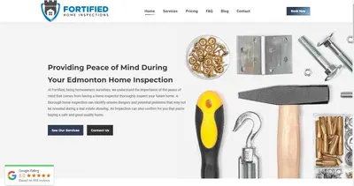 Fortified Home Inspections Website