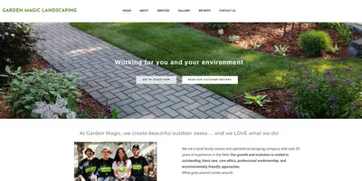 Garden Magic Landscaping Inc Website