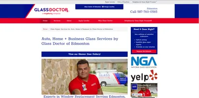 Glass Doctor of Edmonton Website