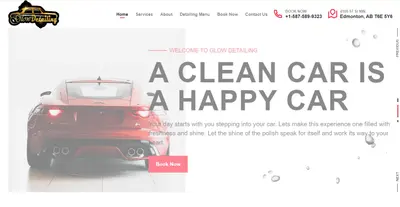 Glow Detailing Website