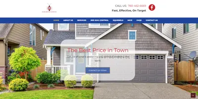 Golden Arrow Pest Control Inc. Website