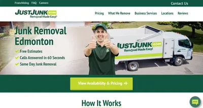 JUSTJUNK Edmonton Website