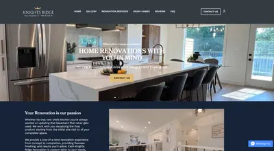 Knights Ridge Builders and Renovations Website