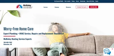 McKinley Heating Service Experts Website