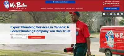 Mr. Rooter Plumbing of Edmonton Website