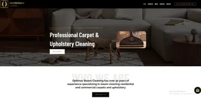 Optimax Steam Cleaning Website