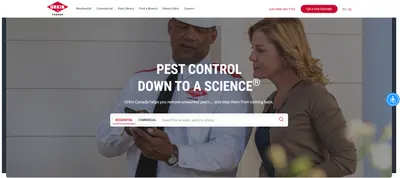 Orkin Canada Pest Control Website