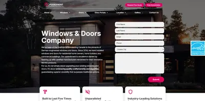 Permanent Windows Solutions Edmonton Website