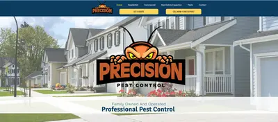 Precision Pest Control Website