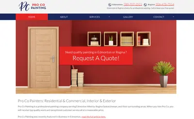 Pro Co Painting Website
