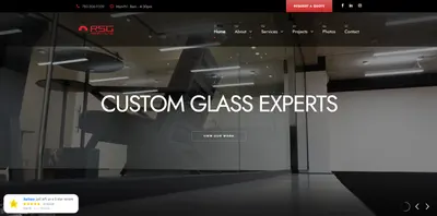 Red Seal Glass Ltd. Website