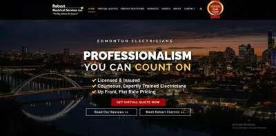 Robart Electrical Services Ltd. Website