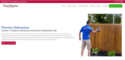 Royal Painting Edmonton Website