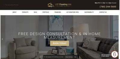 LCF Flooring website