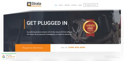 Strata Electrical Contracting Inc. Website