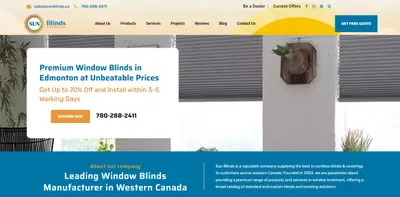 Sun Blinds Website