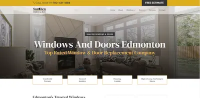 Sunview Windows & Doors Website