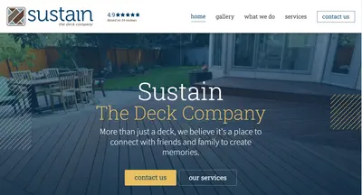 Sustain The Deck Company Website