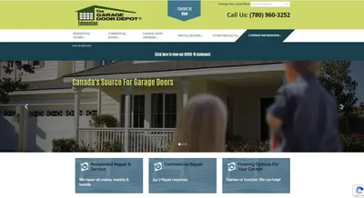 The Garage Door Depot Website