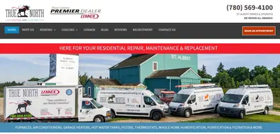 True North Heating and Cooling Inc. Website
