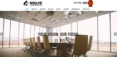Wolfe Construction Website