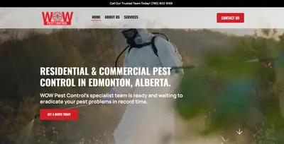 Wow Pest Control Website