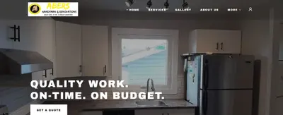 Abers handyman and renovations Website