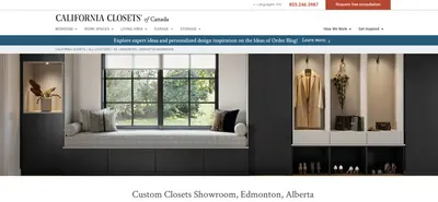 California Closets - Edmonton Website
