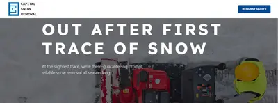 Capital Snow Removal Website