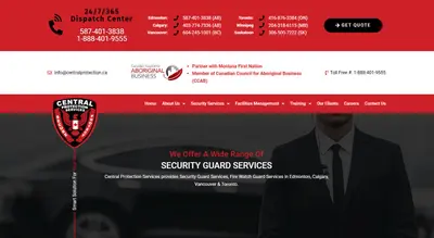 Central Protection Services Website