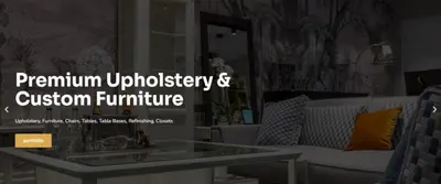 Eldrick. Upholstery + Interiors Website