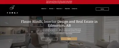 Flaunt Interiors & Real Estate Website