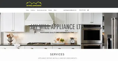 Jay Will Appliance Ltd Website