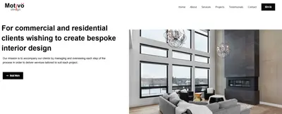 Motivö Design Website