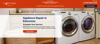 Mr. Appliance of Edmonton Area Website