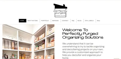 Perfectly Purged Organizing Solutions Website
