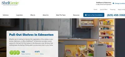 ShelfGenie of Edmonton Website